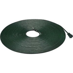 100-Foot 3-Prong Vinyl Extension Cord - 10 Amps, 1250 Watts, 125 VAC, Green